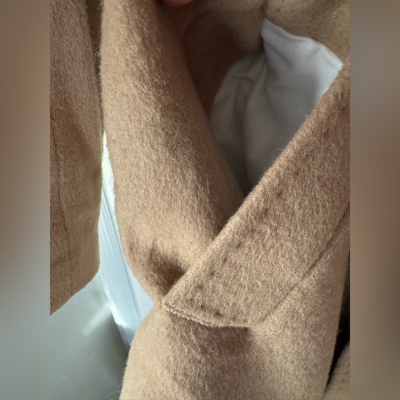 Lauren Ralph Lauren Men's Wool Blend Down/Feather Camel Coat - Picture 16 of 16